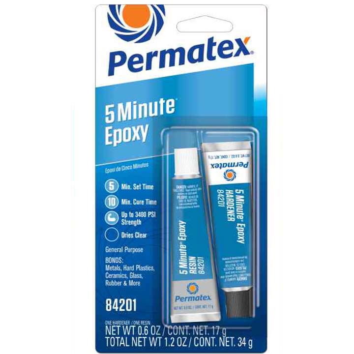 Permatex® 5 Minute Epoxy, 1.2 OZ – Permatex