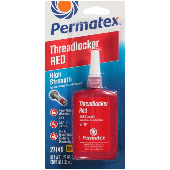 Permatex<span class="sup">®</span> High Strength Threadlocker Red, 36 ML
