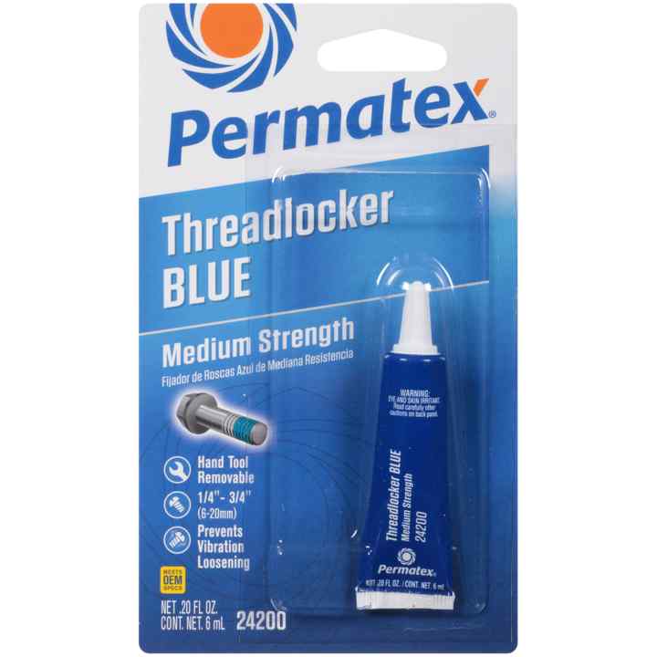 Permatex<span class="sup">®</span> Medium Strength Threadlocker Blue , 6 ML