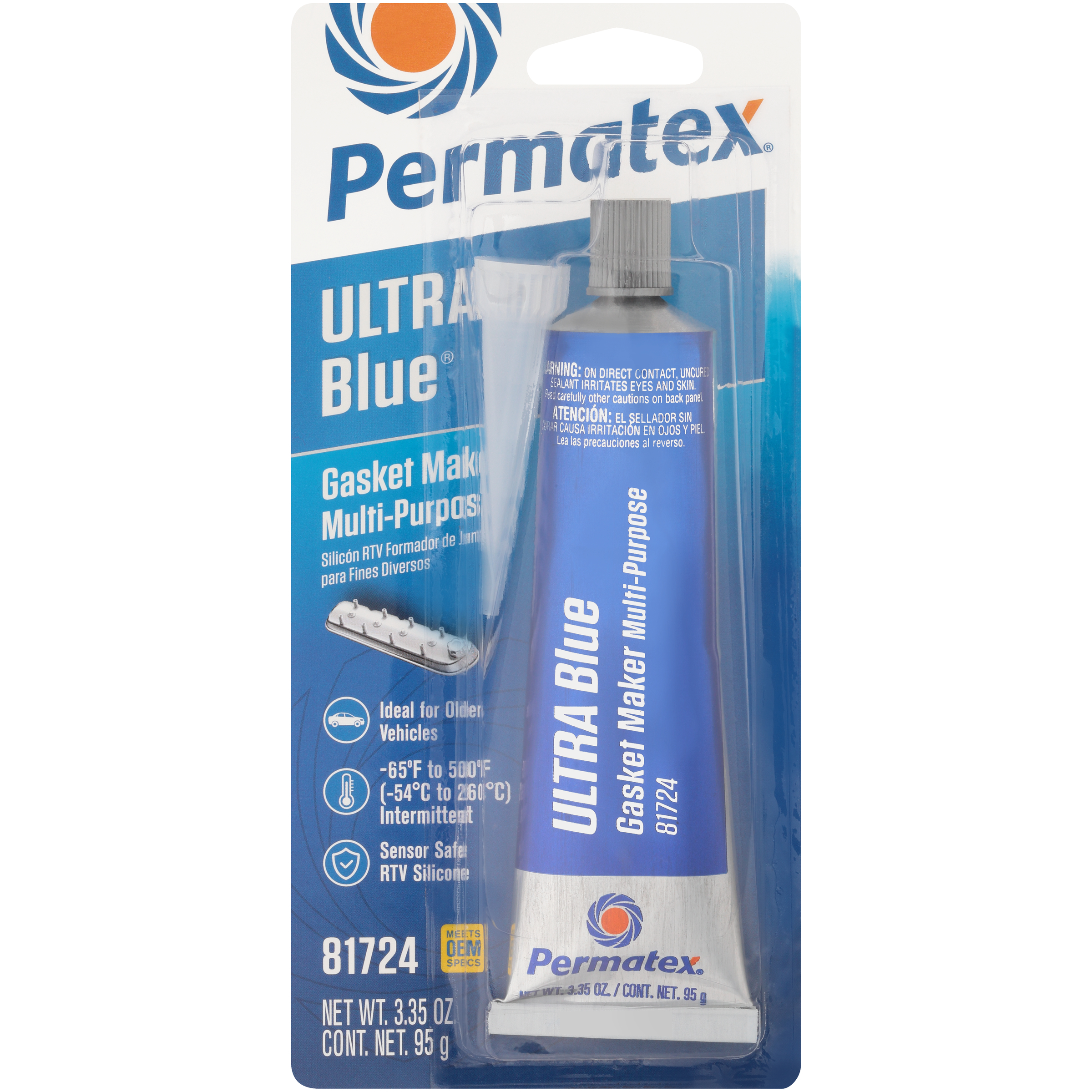 Permatex® Ultra Blue RTV 81724 3 oz – Permatex