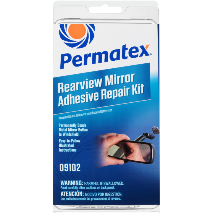 Permatex 09102 Rearview Mirror Adhesive Kit 3 